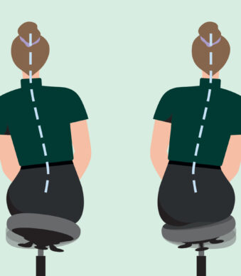 LEITZ Zithokker Ergo Active met wielen en balanscomfortzitting