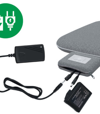 LEITZ Verwarmbaar zitkussen iComfi, grijs