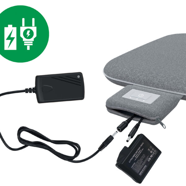 LEITZ Verwarmbaar zitkussen iComfi, grijs