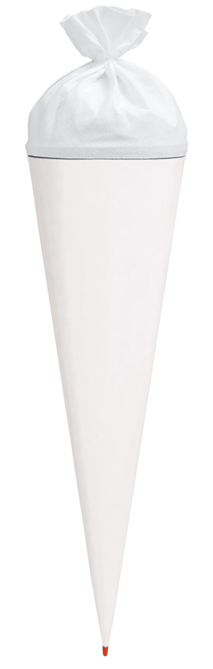 Witte knutselschuit met afsluiting, 700 mm