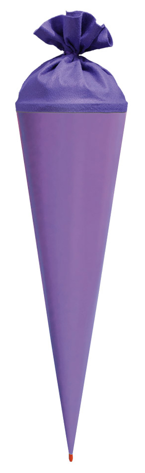 Creatieve opvangkoker met sluiting, 700 mm, lila