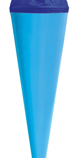 Roth basisschoolpuntenzak met sluiting, 700 mm, Pacifisch blauw.