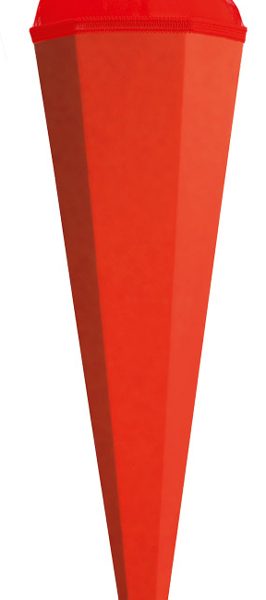 Rode knutselschoorsteenpiet met sluiting, 85 cm