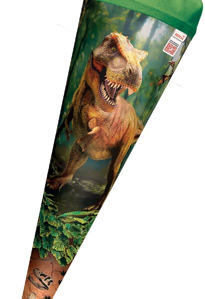 T-rex wereld schouderleerlingentas, rond, 70 cm