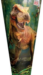T-rex wereld schouderleerlingentas, rond, 70 cm