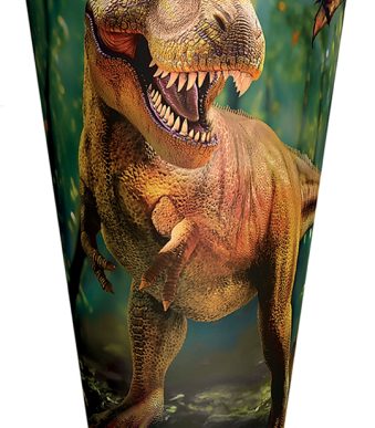 T-rex wereld schouderleerlingentas, rond, 70 cm