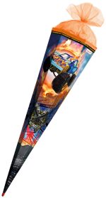 Roth schoudertornister 'Monstertruck Fire', hoekig, 85 cm.