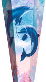 Schoudertashouder 'Dolfijnen', rechthoekig, 850 mm