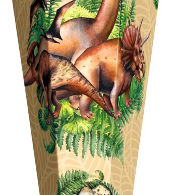 Roth Schooltas 'Veganosaurus', hoekig, 85 cm