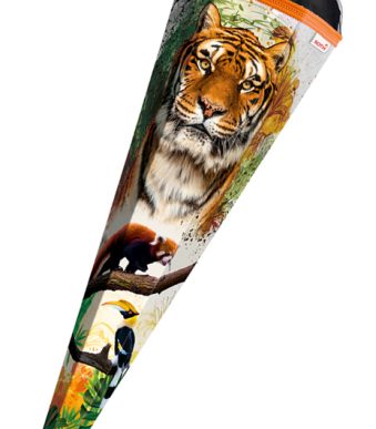 Schooltascone 'Tijger', hoekig, 85 cm