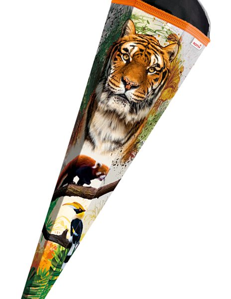 Schooltascone 'Tijger', hoekig, 85 cm
