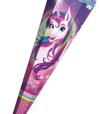 Schoolcadeau 'Eenhoorntekening', hoekig, met effect