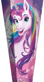 Schoolcadeau 'Eenhoorntekening', hoekig, met effect