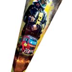 Schooltas 'Brandweerman', hoekig, 85 cm