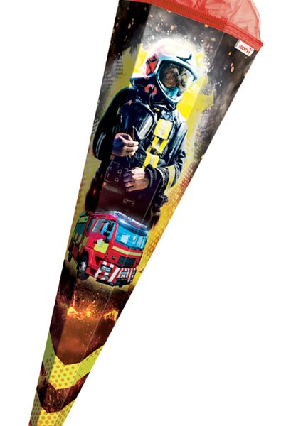 Schooltas 'Brandweerman', hoekig, 85 cm