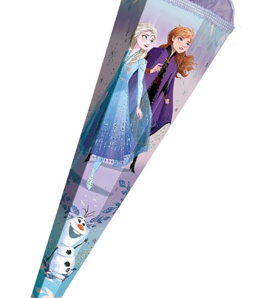 Schooltornister 'Disney Frozen', hoekig, 850 mm, glitters