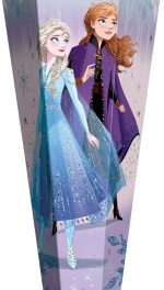 Schooltornister 'Disney Frozen', hoekig, 850 mm, glitters