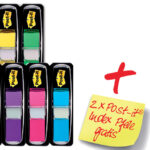 Post-it Index Mini markers, 11,9 x 43,2 mm, 8+2 gratis