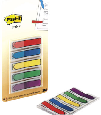 Post-it Index Markers Pijlen, 11,9 x 43,2 mm, 5 kleuren