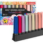 STABILO BOSS ORIGINAL NatureCOLORS markeerstiften, 10 stuks in tafelset