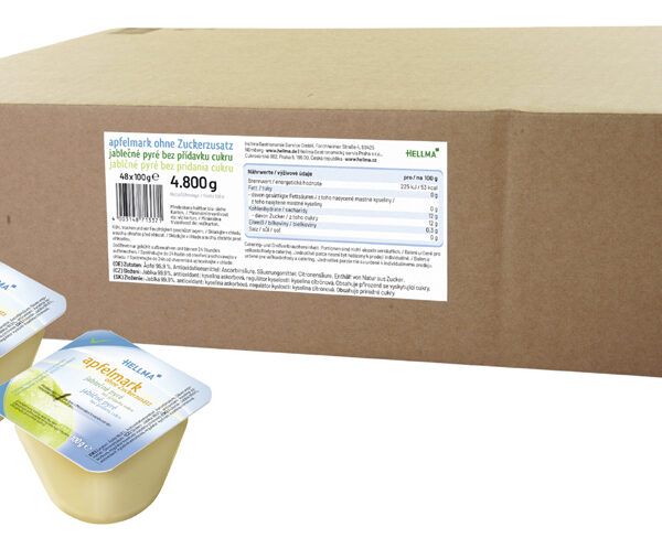 HELLMA Appelmoes, 48 porties à 100 g