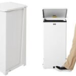 Rubbermaid - Pedaalemmer - Wit - Staal 49L