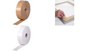 Clairefontaine decoratie plakband kraft, 200 m x 70 mm, wit