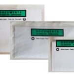 Documenthoezen van papier, afmetingen 165 x 228 mm.