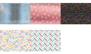 SUSY CARD cadeaupapier 'Sprinkles white' op rol