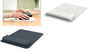 LEITZ Polssteun Ergo met muismat, samtgrijs