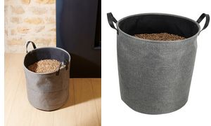 EDA vilttas voor pellets, 60 liter, donkergrijs