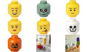 LEGO Mini Opbergkop STORAGE HEAD BOY, 360 ml, geel