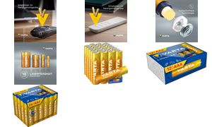 VARTA Alkaline Longlife Batterijen, Micro AAA, 12 stuks