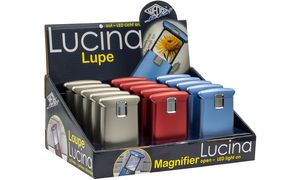 WEDO Loep Lucina met LED-verlichting, display 15 stuks