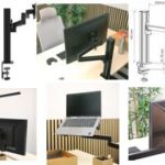 UNiLUX Monitorarm AXIO met tafelklem, zwart