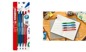 STABILO pointball colorful drukbalpen, etui met 4 stuks