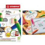 STABILO Whiteboard-markers MARKdry NEON, 4-delige etui