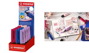 STABILO Tekstmarker BOSS ORIGINAL NatureCOLORS, display met 15 stuks