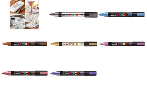 POSCA pigmentmarker PC-5M, rood metallic