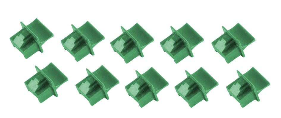 shiverpeaks Stofbescherming voor RJ45 Koppelingen, groen shiverpeaks Stofbescherming voor RJ45 Koppelingen, groen