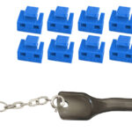shiverpeaks RJ45-poortblocker met sleutel, blauw