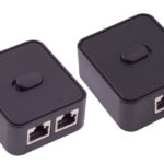 shiverpeaks Handmatige Netwerk Switch, 3-poorts, zwart