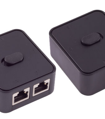 shiverpeaks Handmatige Netwerk Switch, 3-poorts, zwart