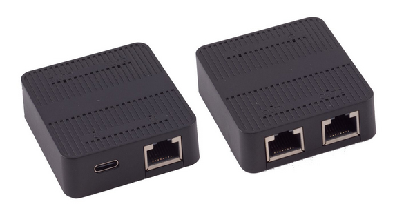 shiverpeaks Netwerk-switch, 3-poorts, 1x2, zwart