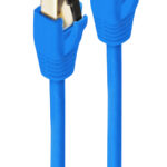 shiverpeaks Patchkabel Cat. 8.1, F/FTP, 0,25 m, blauw