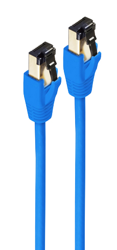 shiverpeaks Patchkabel Cat. 8.1, F/FTP, 0,25 m, blauw