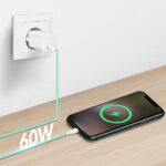 LogiLink USB 2.0 kabel, USB-C naar USB-C stekker, 0,5 m, groen