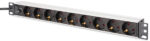 DIGITUS 19" Stekkerdoos, Aluminium, 9-voudig