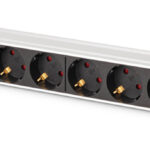 DIGITUS 19" stekkerdoos, aluminium profiel, 9-voudig