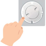 LogiLink beveiligingskap stopcontacten met automatische sluiting, set van 10 stuks